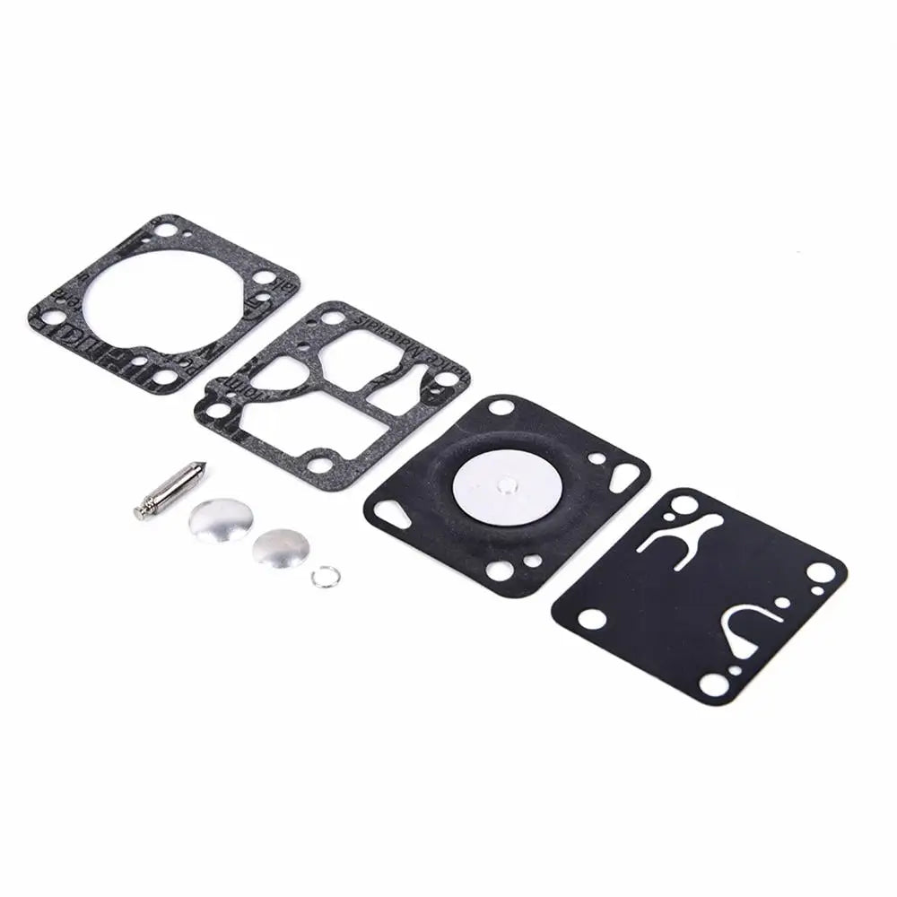 Close-up of McCulloch Mac chainsaw carburetor rebuild repair kit K1-MDC for easy maintenance
