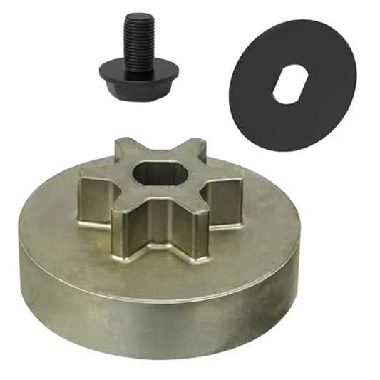 Structure of chainsaw drive sprocket replacement parts, compatible with DCCS620B, DCCS620P1 and similar models, with bolt and washer components