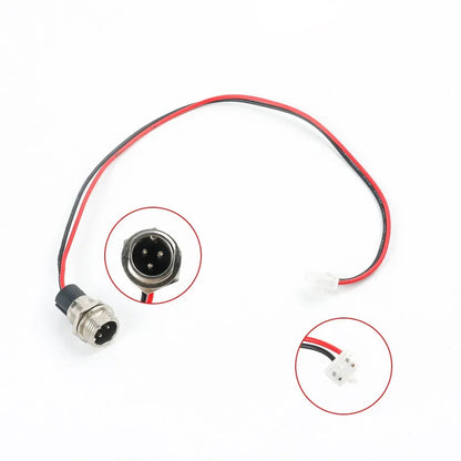 3-pin XLR charging plug connector for electric vehicle and balance car charging applications