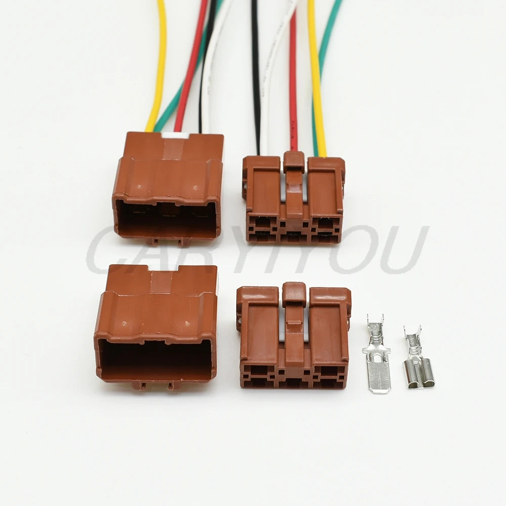 Automotive 5 Pin 6.3mm connector plug wire socket for Chevrolet 6098-0216 6098-0218