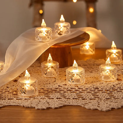Flameless LED candle for Christmas decoration