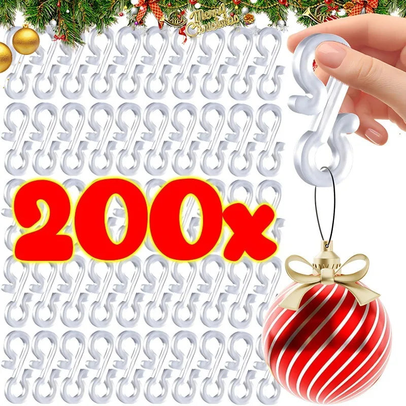Wholesale Christmas lights clips, plastic gutter hooks for outdoor icicle and fairy string lights, fasteners for wedding decorations