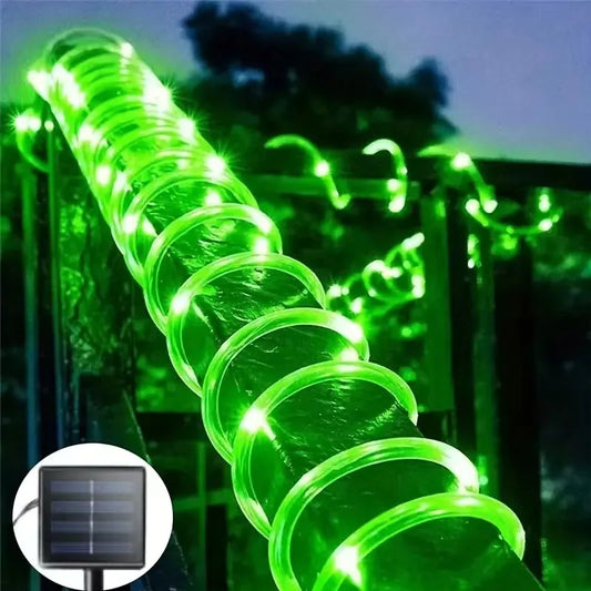 Solar powered Christmas party fairy lights for outdoor decoration