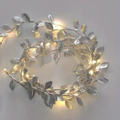 Silver and golden LED fairy lights for Christmas and wedding decor