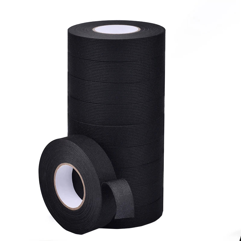 Polyester cloth tape for insulation, soundproofing, and vibration reduction in vehicles