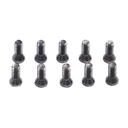 Torx steel screws used for replacing carbide inserts on CNC lathe tools