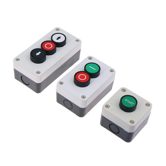 CNC start stop self-sealing waterproof button switch emergency control box