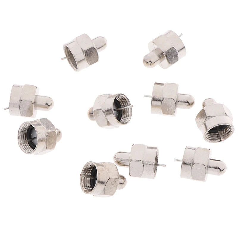 Coaxial male terminator end cap connector