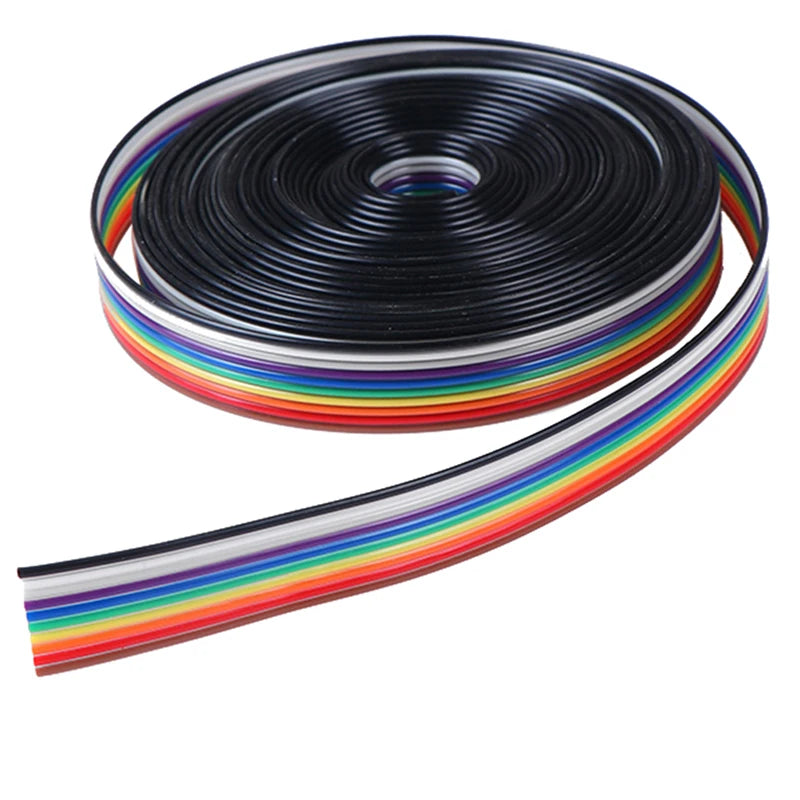 Colorful ribbon wire cable for DIY projects