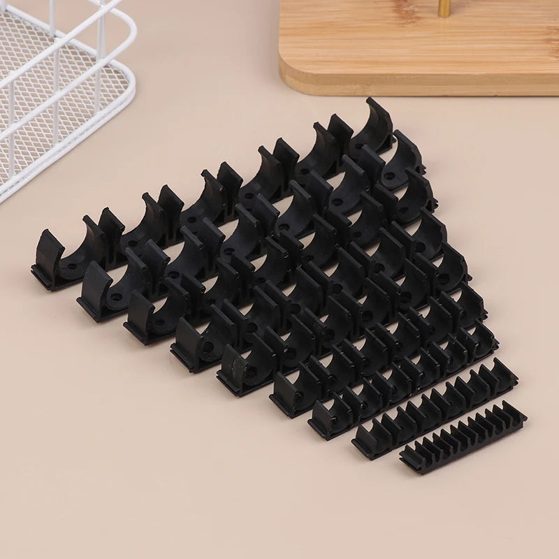 Air compressor tubing diversion fixing clip