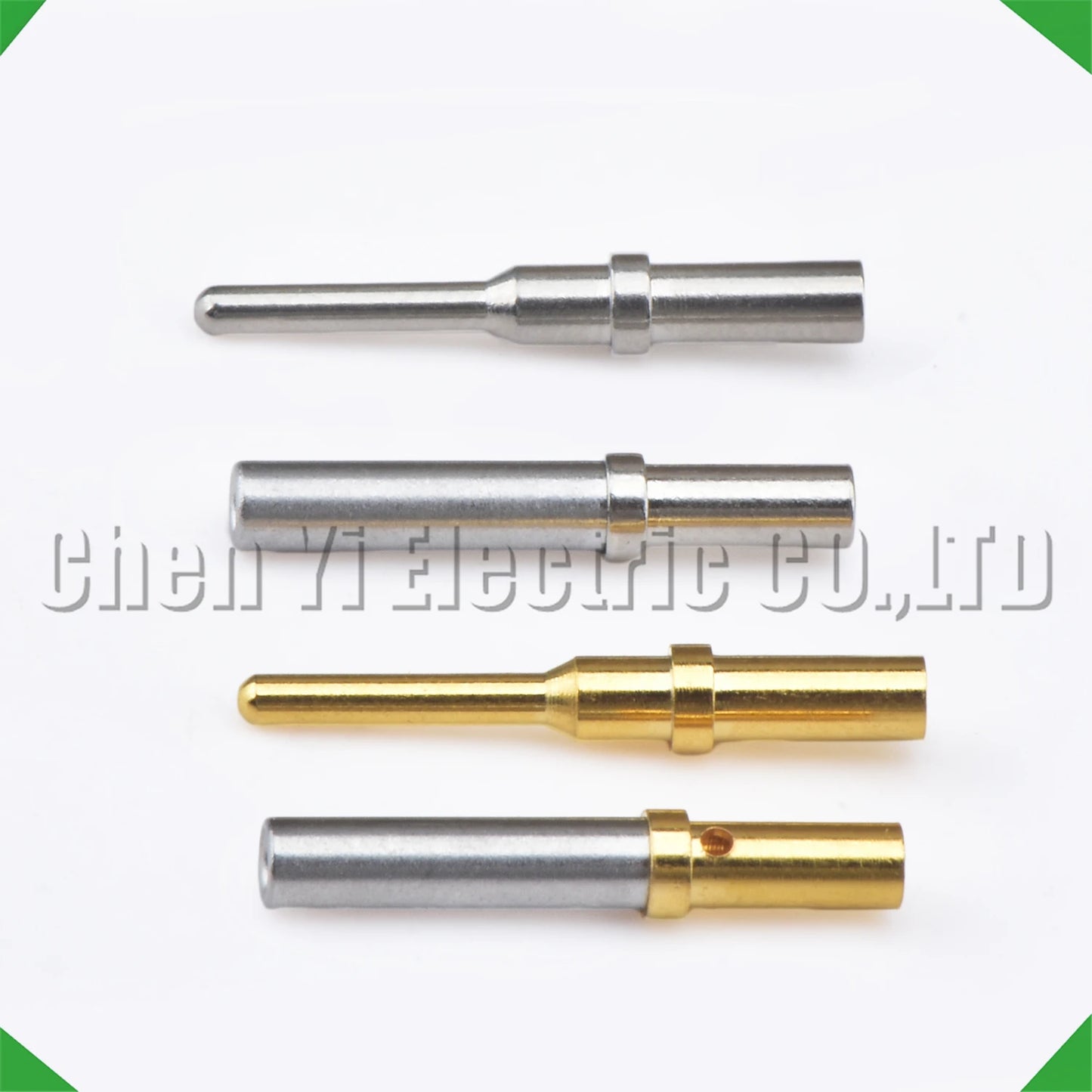 Crimp pins installed in automotive wire harness connector