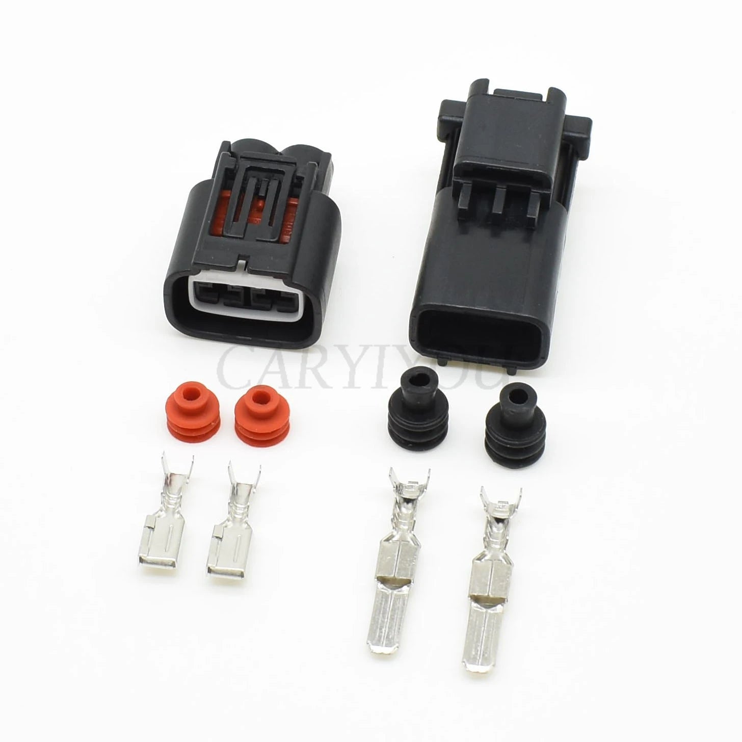 Installation of automotive waterproof connector for radiator fan and water tank in Honda vehicles
