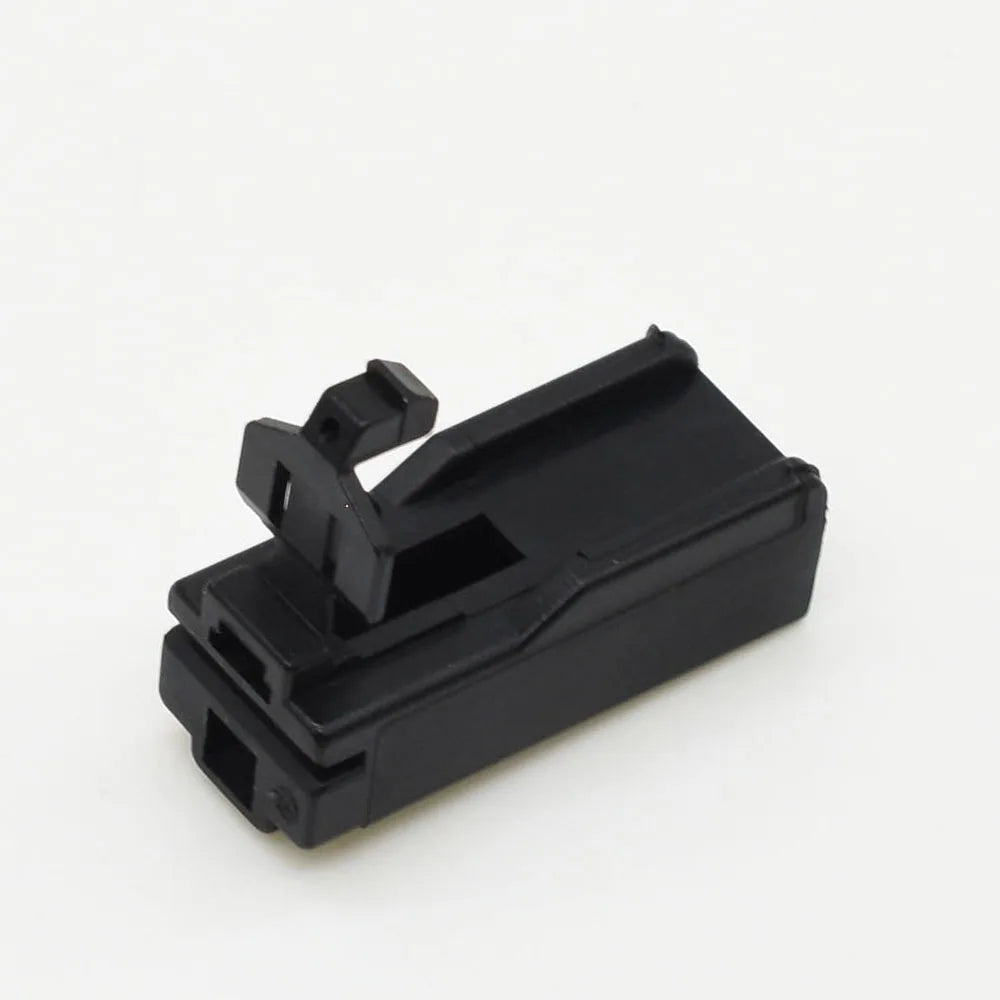 6.3mm series automotive female connector DJ70115Y-6.3-21 installed in vehicle wiring harness for secure connections