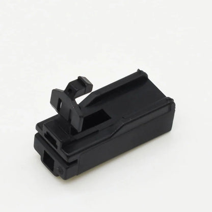 6.3mm series automotive female connector DJ70115Y-6.3-21 installed in vehicle wiring harness for secure connections