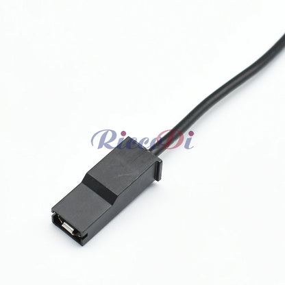 6.3 series automotive wiring harness connector 171809-3 installed in vehicle wiring harness for secure and stable connections
