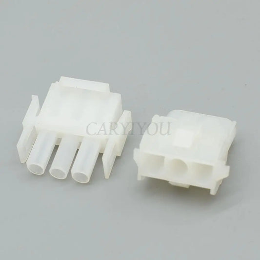 63080 3-Pin male female connector kit showing complete housing, terminals, and plug-in board