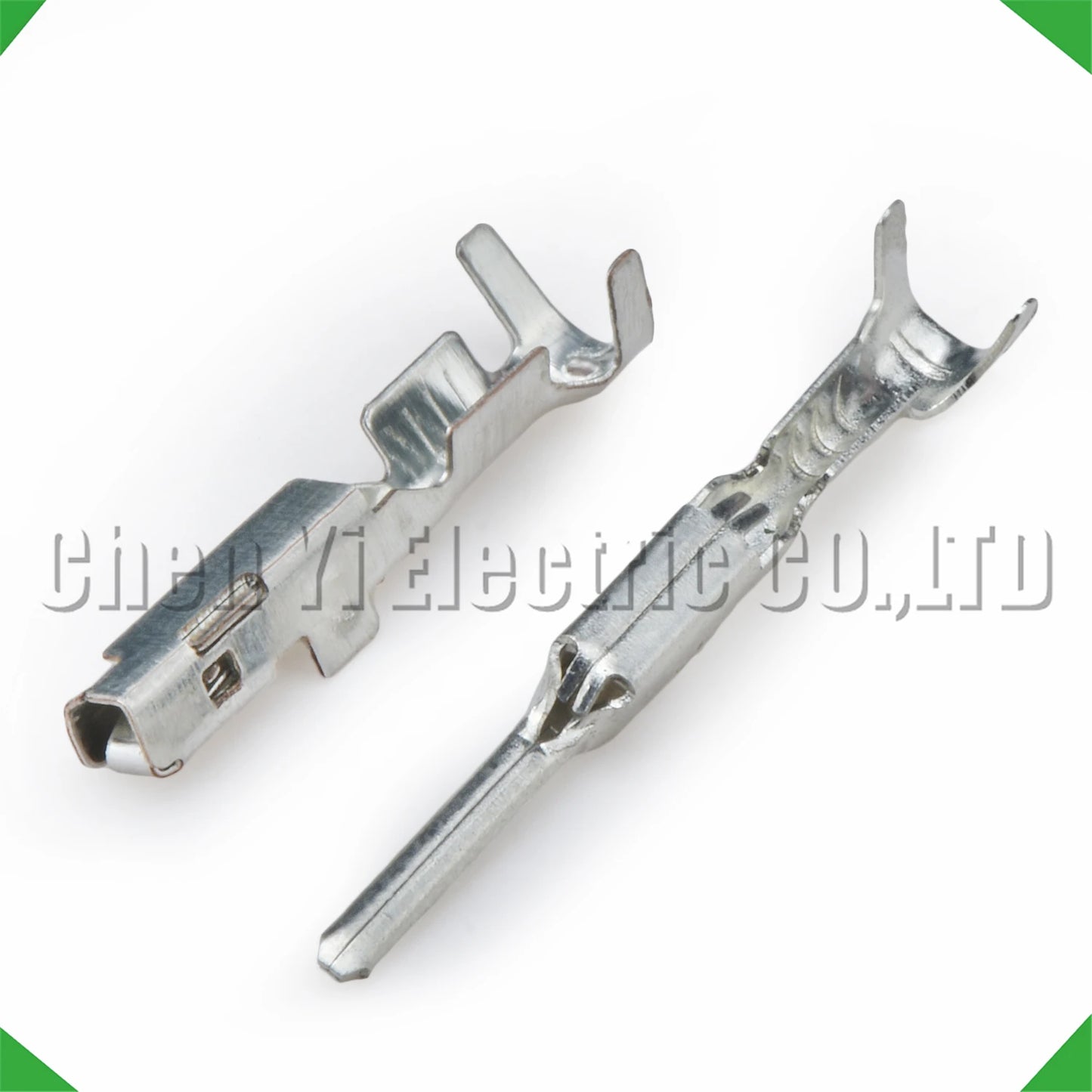 Wire crimp terminal pin for automotive connector