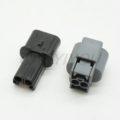 Detailed view of terminal structure for automotive wire harness connector ensuring reliable electrical contact