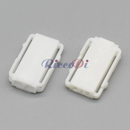 Detailed view of terminal structure for automotive wire harness connector ensuring reliable electrical contact