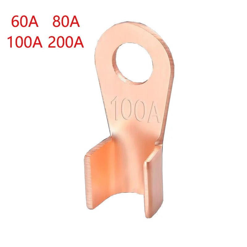OT Copper Terminal 60A–200A Cable Connector Open Crimp Lug Terminal Bl ...