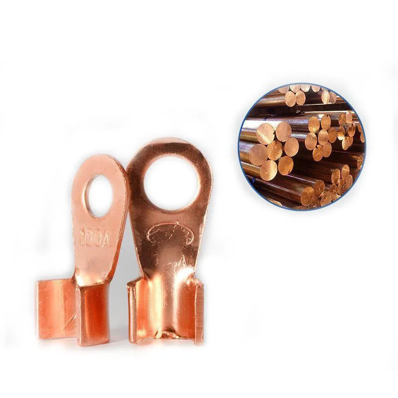 OT copper terminal block for industrial and high current cable connector applications