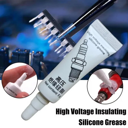Corrosion resistant silicone grease for spark plug