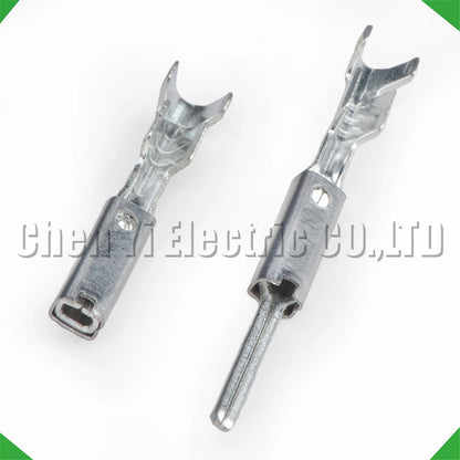 Automotive wire crimp pin connector terminals for 12147299 and 12147302 harness