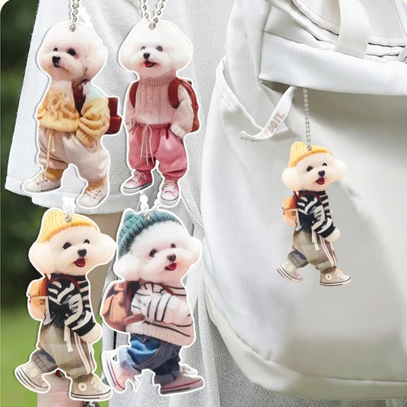 Cute dog car interior decoration accessory