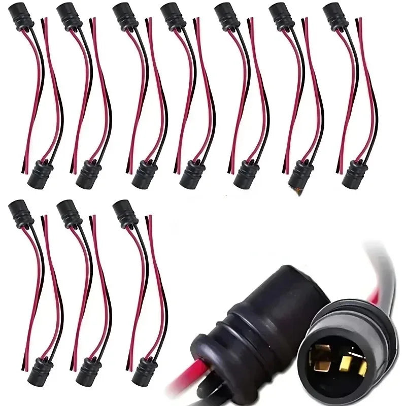 Dashboard wedge light bulb socket for vehicles