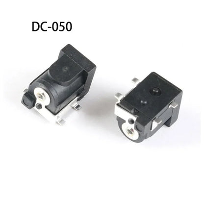 DC Power Header DC-050 SMD female power socket connector, 5.5×2.1mm and 5.5×2.5mm