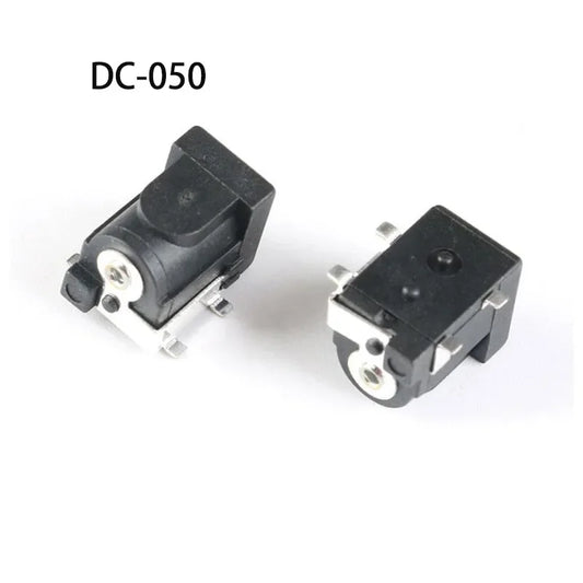 DC Power Header DC-050 SMD female power socket connector, 5.5×2.1mm and 5.5×2.5mm