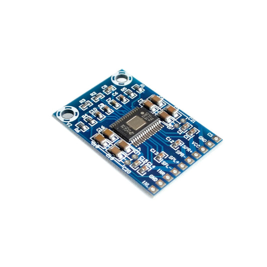 DC 12–24V dual channel 50W+50W D-Class digital audio amplifier board with TPA3116D2 XH-M562, ideal for DIY audio, stereo systems, and home electronics