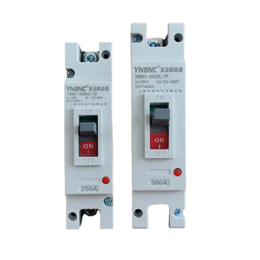 DC circuit breaker supporting 12V to 500V voltage range for high power applications
