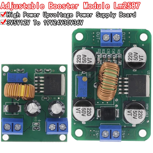 DC-DC adjustable step-up power module, input 3V-35V, output 4V-40V, ideal for 12V/24V conversion, DIY electronics, and voltage boosting projects