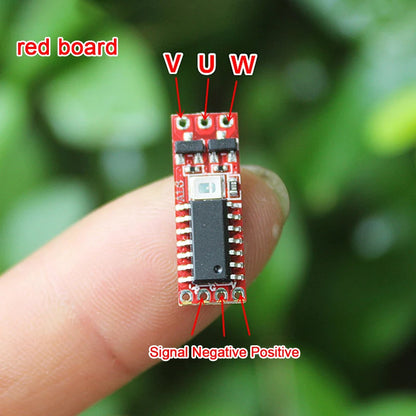 DC motor BLDC driver board operating from 3.7V to 7.4V for efficient motor control