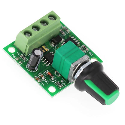 DC motor speed regulator with switch function for motor control