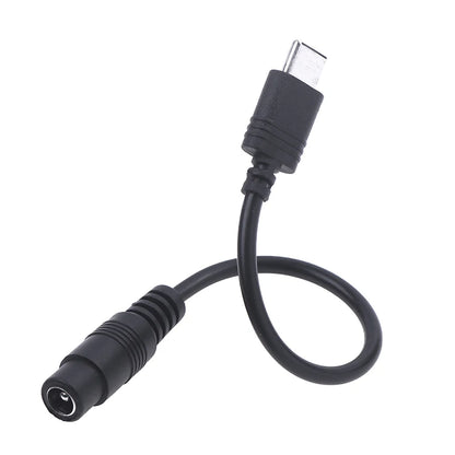 DC power jack adapter cable for Type-C power conversion and device charging