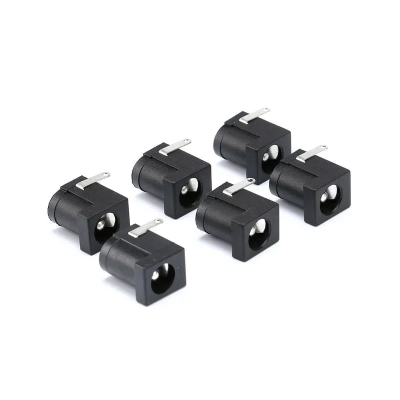 DC-005 5.5×2.1/2.5mm 3-Pin DC Power Plug and Socket Male Female Round ...