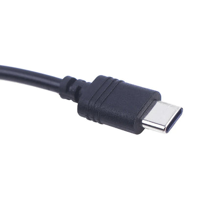 DC Type-C female to 5.5x2.1mm female power jack adapter cable converter