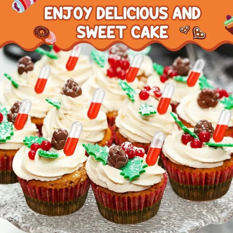 Mini dropper for dessert and cupcake decor