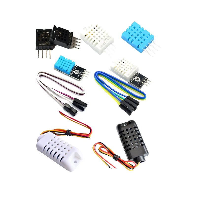 DHT11, DHT22, AM2302, AM2301, AM2320 digital temperature and humidity sensors for Arduino projects, high-precision and easy-to-use