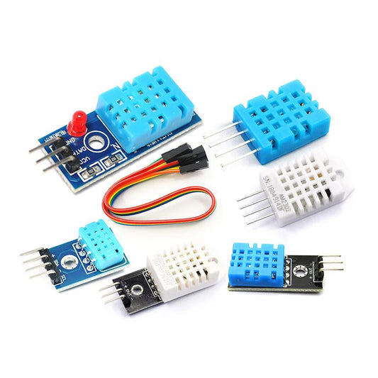 DHT22 AM2302 digital temperature and humidity sensor module with 4-pin interface, high precision and ultra-low power for Arduino projects