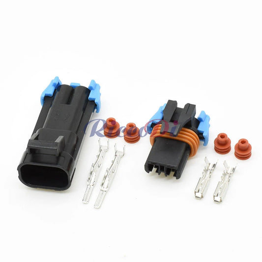 Close-up of diesel filter connector terminals ensuring secure electrical and signal connection