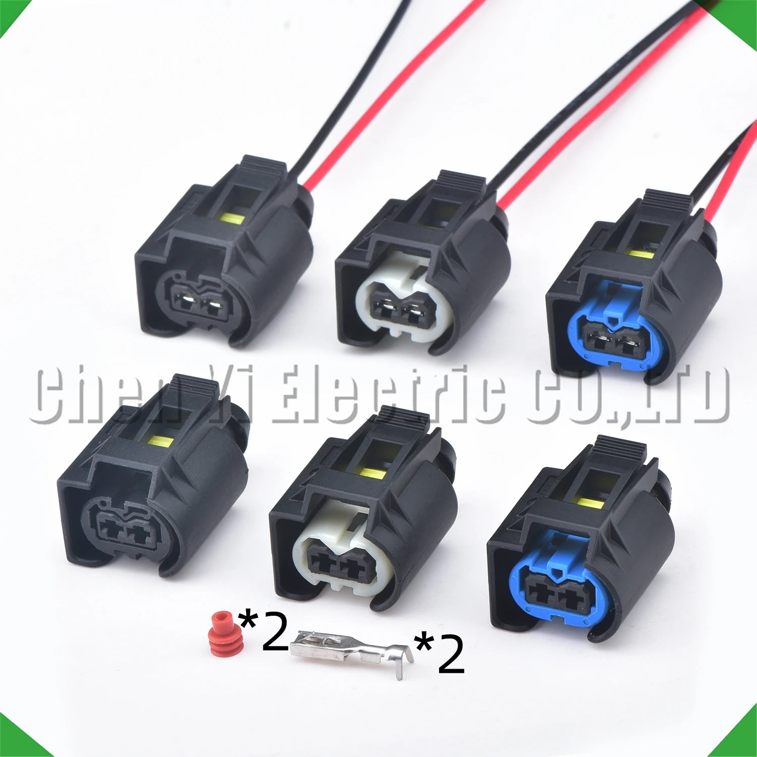 2 pin diesel fuel injector connector plug