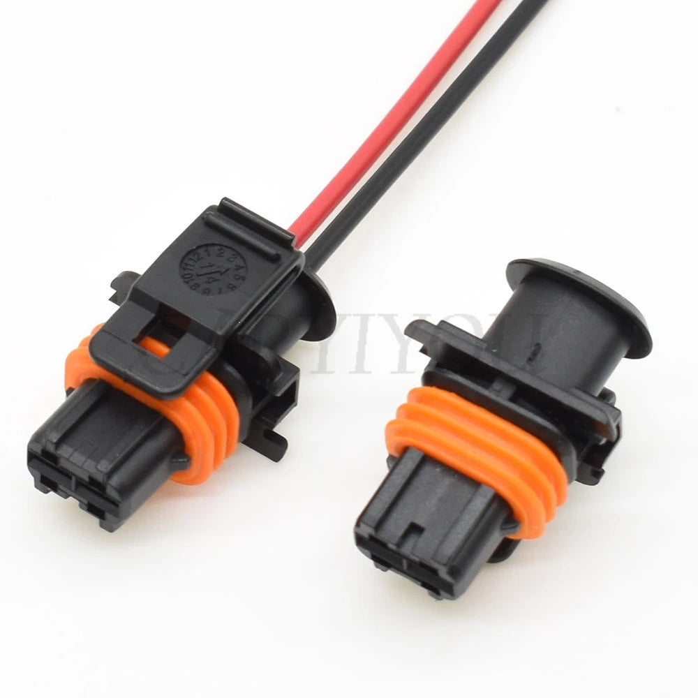 High-quality automotive 2 pin diesel injector connector plug for reliable electrical connection