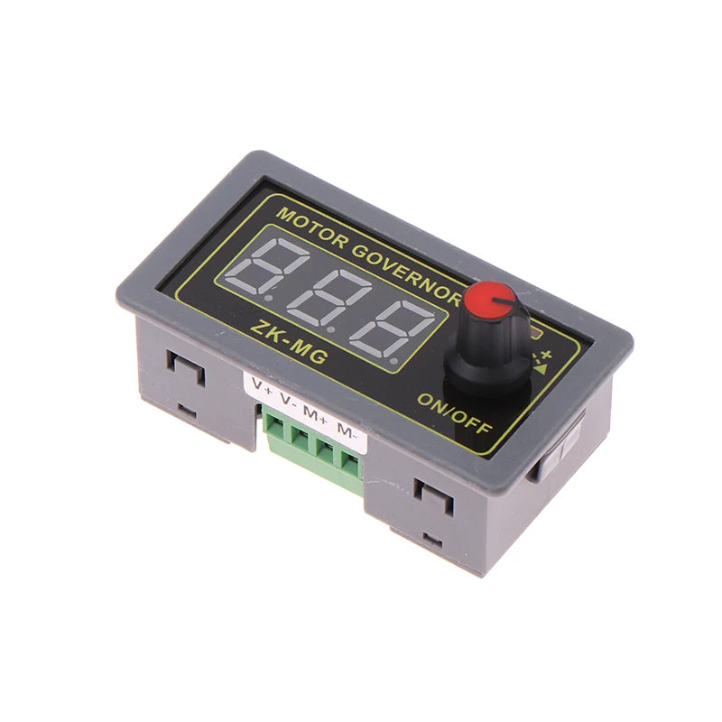 Digital display adjustable speed motor controller