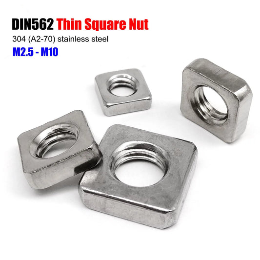 din562_stainless_steel_thin_square_nut_m2_5_m10