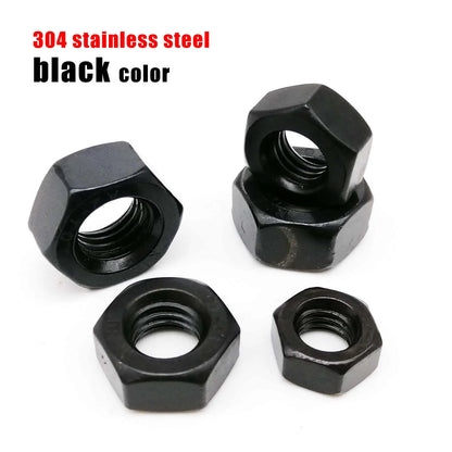 din934_black_stainless_steel_hex_nut_m1_6_m12