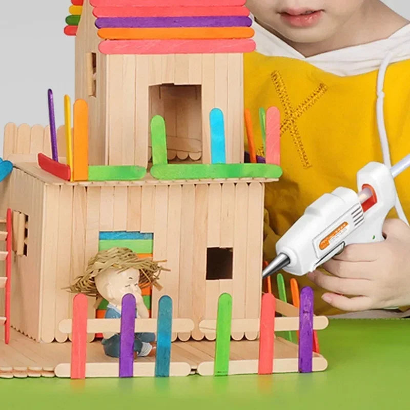 Hot melt adhesive sticks for DIY craft repair