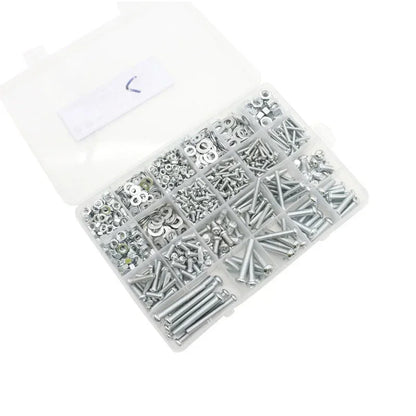 Stainless steel M3-M6 self-tapping screws kit used for DIY projects and machinery assembly